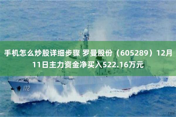 手机怎么炒股详细步骤 罗曼股份（605289）12月11日主力资金净买入522.16万元