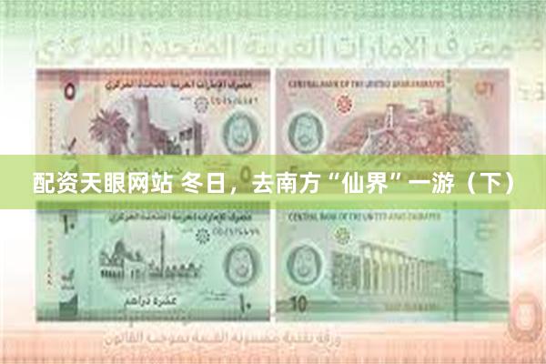 配资天眼网站 冬日，去南方“仙界”一游（下）